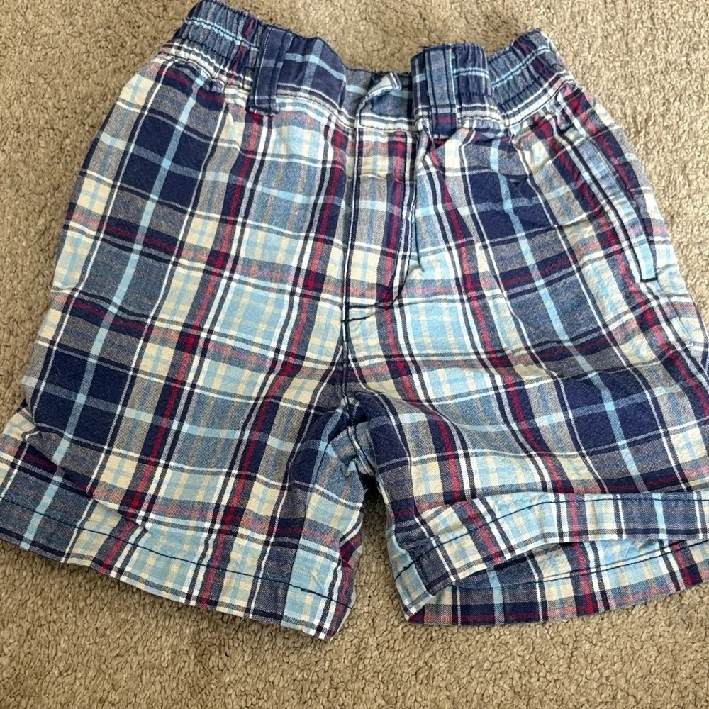 Gymboree Red and Blue Plaid Shorts